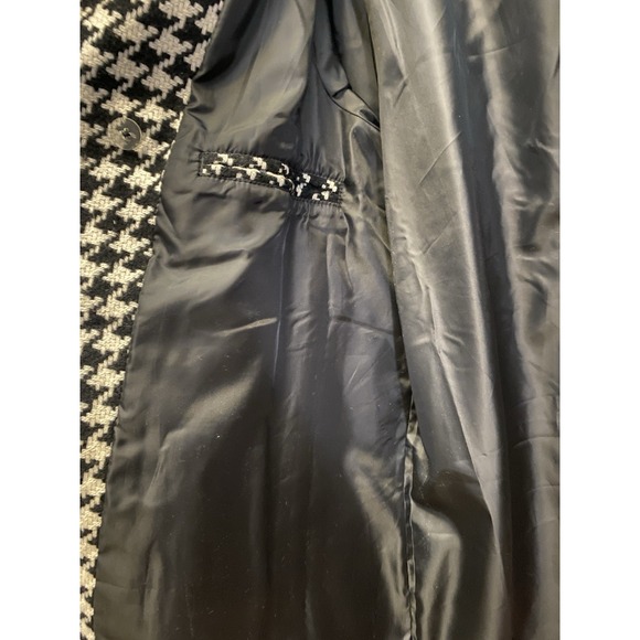 Jessica London Classic Houndstooth Pea Coat - Picture 8 of 9